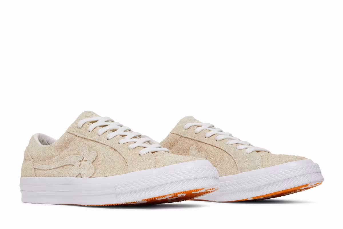 Golf Le Fleur x Converse One Star Ox Vanilla, view 9