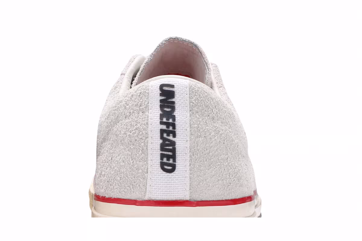 Undefeated x Converse One Star Suede Low White, view 8
