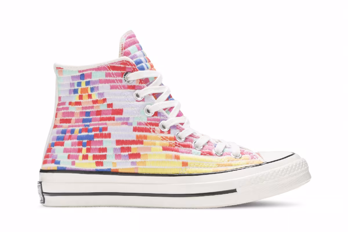 Mara Hoffman x Converse Women's Chuck 70 Radial Hi Multicolor, view 2