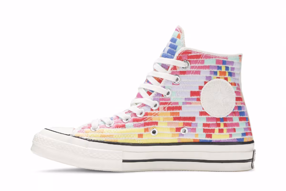 Mara Hoffman x Converse Women's Chuck 70 Radial Hi Multicolor, view 4