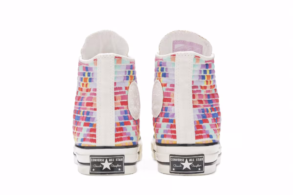Mara Hoffman x Converse Women's Chuck 70 Radial Hi Multicolor, view 7
