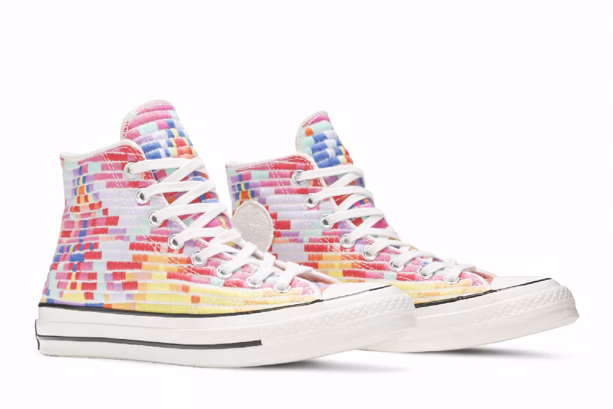 Mara Hoffman x Converse Women's Chuck 70 Radial Hi Multicolor, view 9