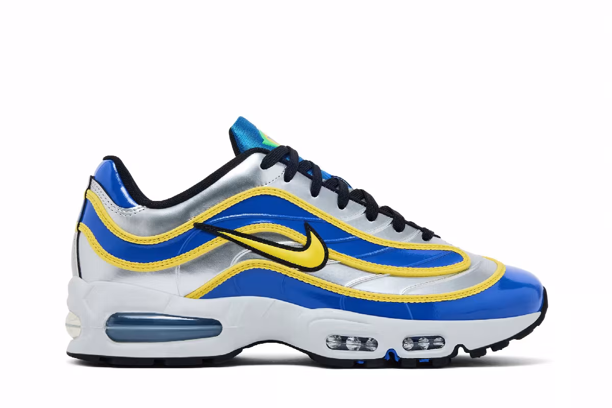 Nike Air Max Joga Bonito R9 Metallic Silver Varsity Maize, view 2
