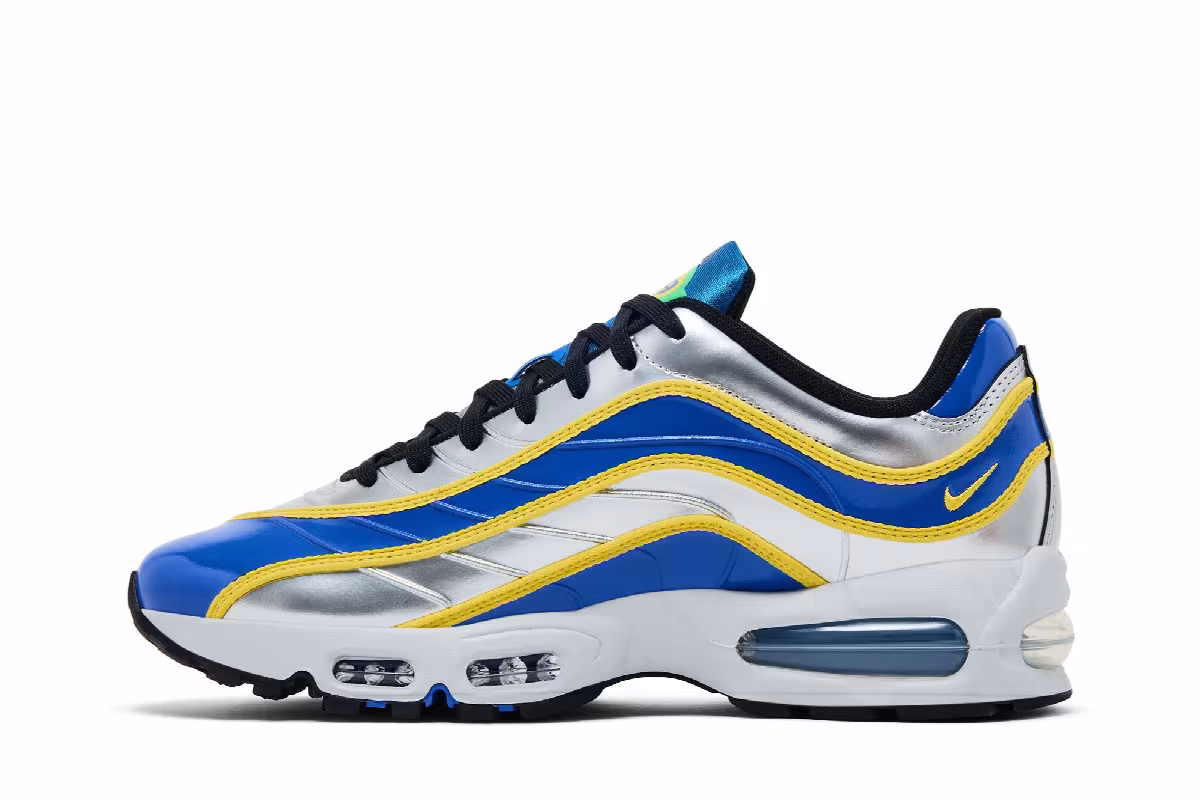Nike Air Max Joga Bonito R9 Metallic Silver Varsity Maize, view 4