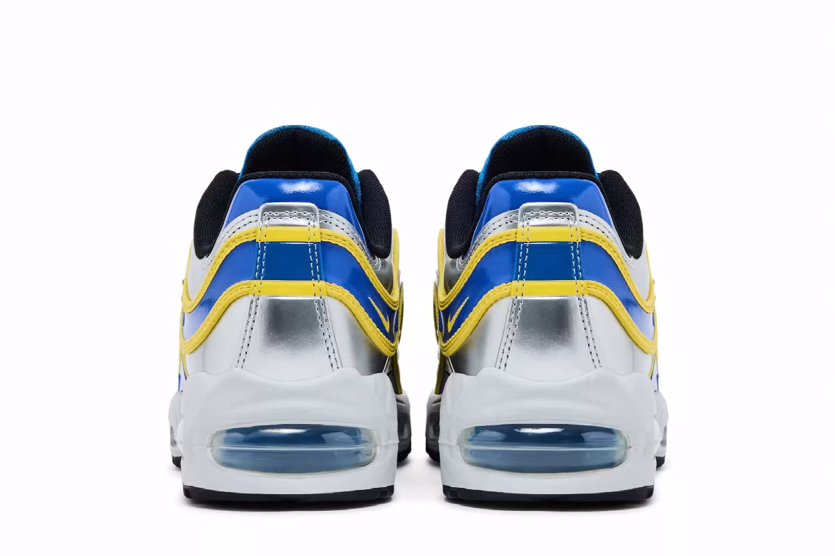 Nike Air Max Joga Bonito R9 Metallic Silver Varsity Maize, view 7