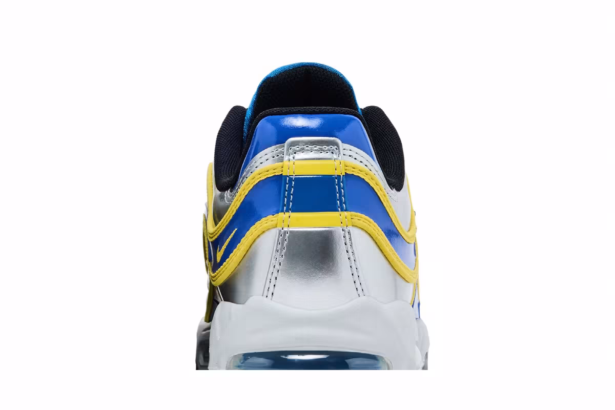Nike Air Max Joga Bonito R9 Metallic Silver Varsity Maize, view 8