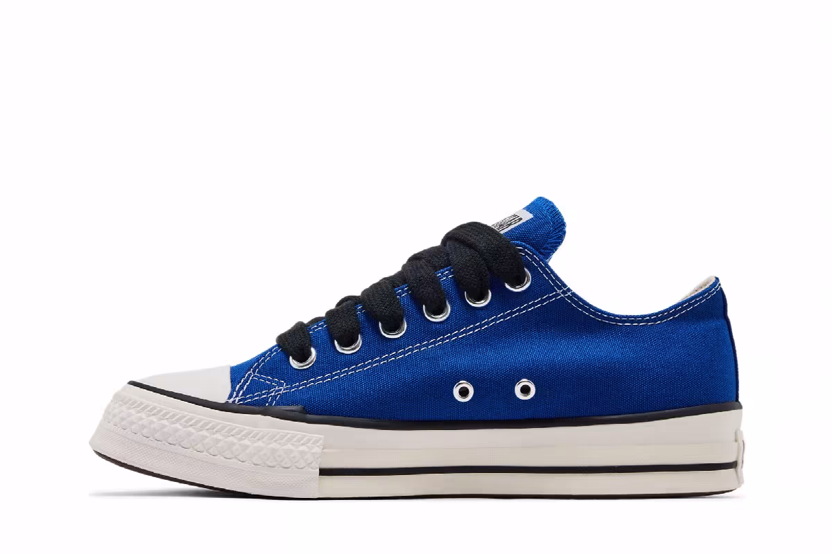 Converse Chuck Taylor All Star Throwback Low Blue Vintage White, view 4
