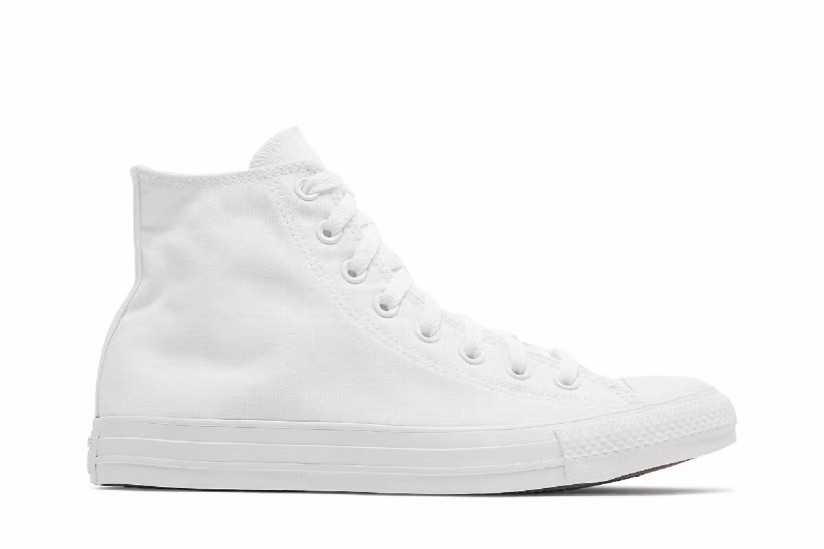 Converse Chuck Taylor All Star High White Monochrome, view 2