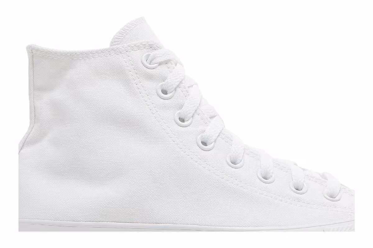 Converse Chuck Taylor All Star High White Monochrome, view 3