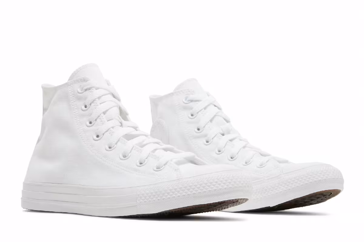 Converse Chuck Taylor All Star High White Monochrome, view 9