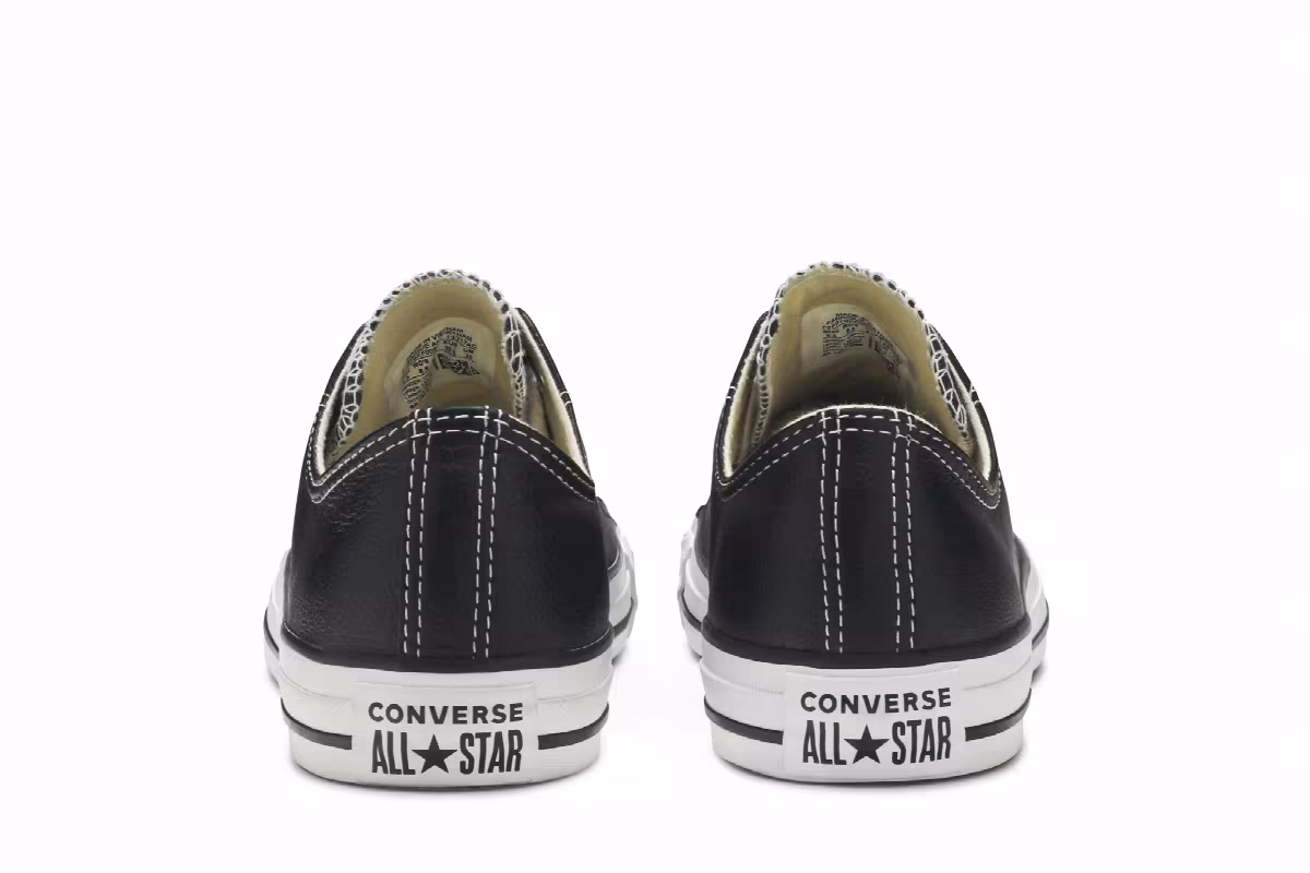 Converse Chuck Taylor All Star Leather Ox Black, view 7