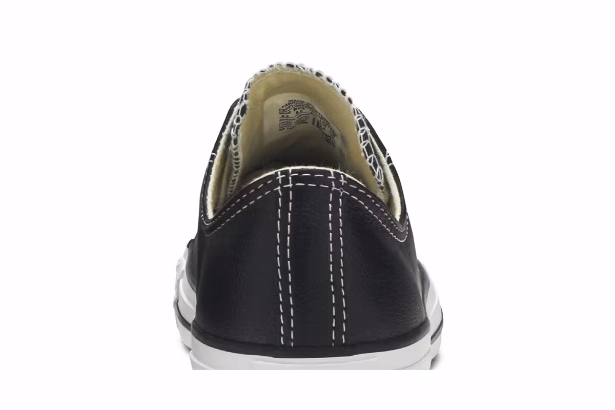 Converse Chuck Taylor All Star Leather Ox Black, view 8