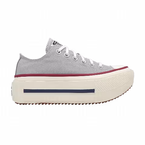 Converse Chuck Taylor All Star Lift Double Stack 'Grey Red'