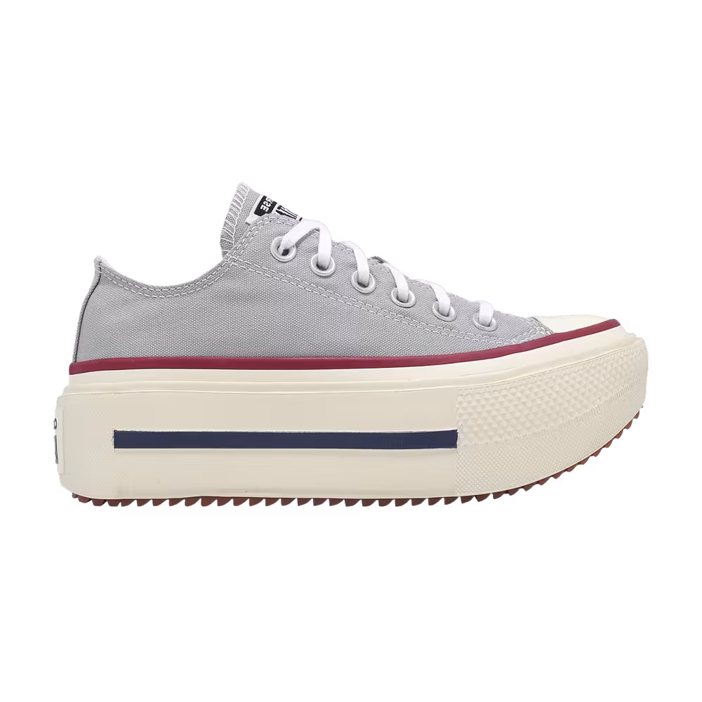 Converse Chuck Taylor All Star Lift Double Stack Grey Red