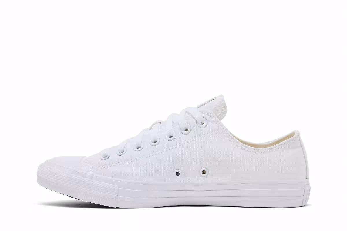 Converse Chuck Taylor All Star Low White Monochrome, view 4