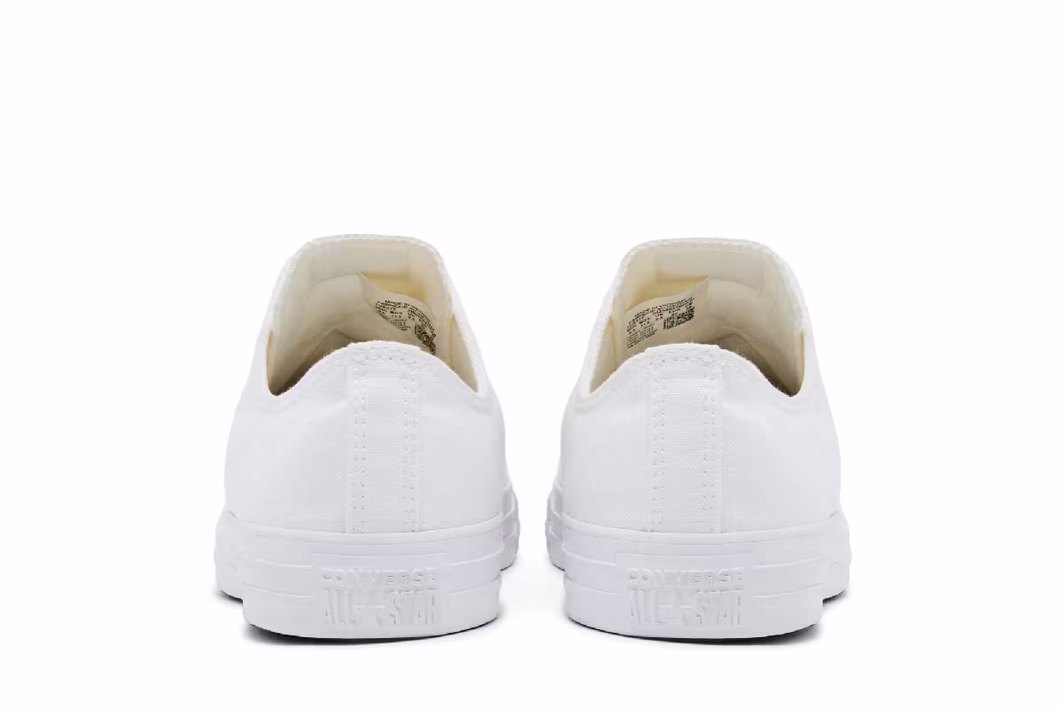 Converse Chuck Taylor All Star Low White Monochrome, view 7