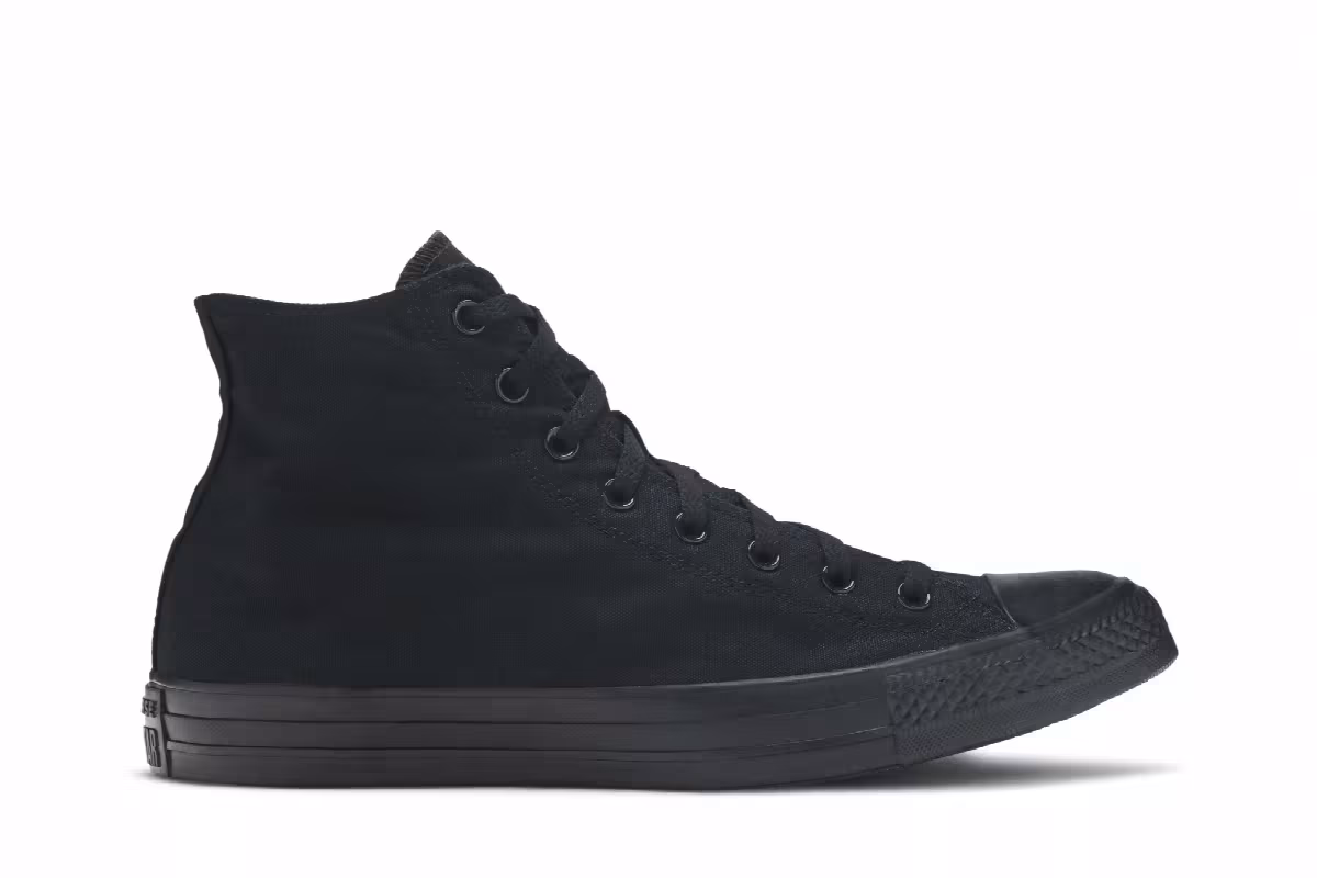 Converse Chuck Taylor All Star Hi All Black, view 2