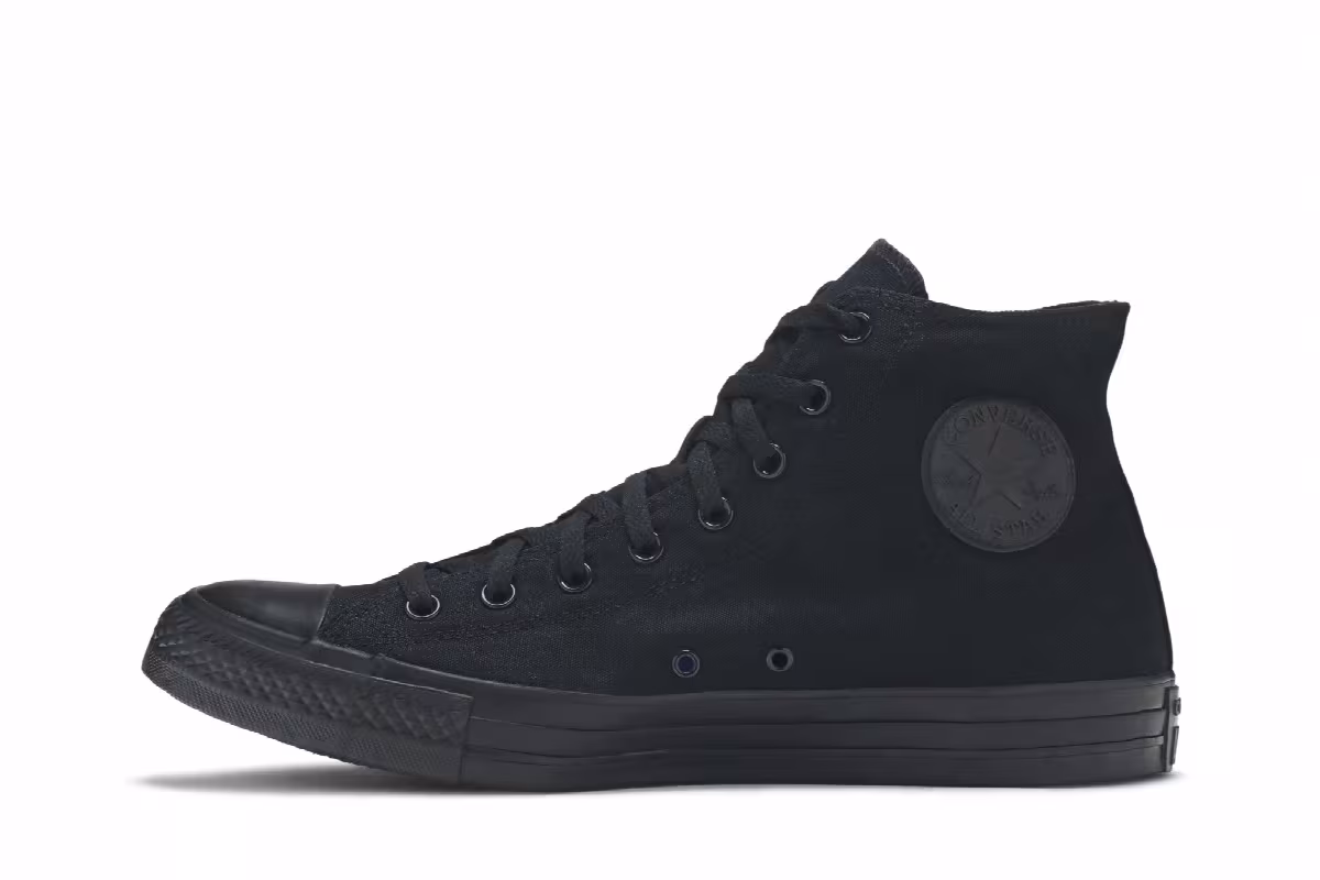 Converse Chuck Taylor All Star Hi All Black, view 4