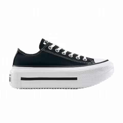 Converse Chuck Taylor All Star Lift Double Stack Low 'Black White'