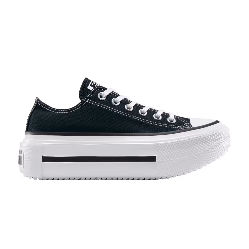 Converse Chuck Taylor All Star Lift Double Stack Low Black White