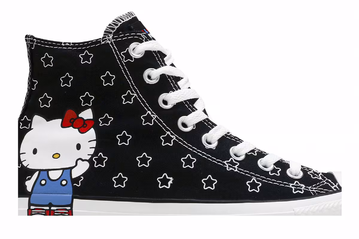 Hello Kitty x Converse Chuck Taylor All Star High Black, view 3