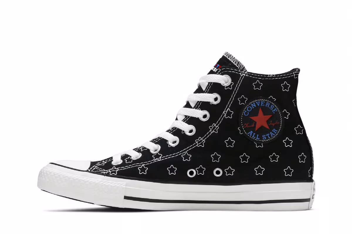 Hello Kitty x Converse Chuck Taylor All Star High Black, view 4