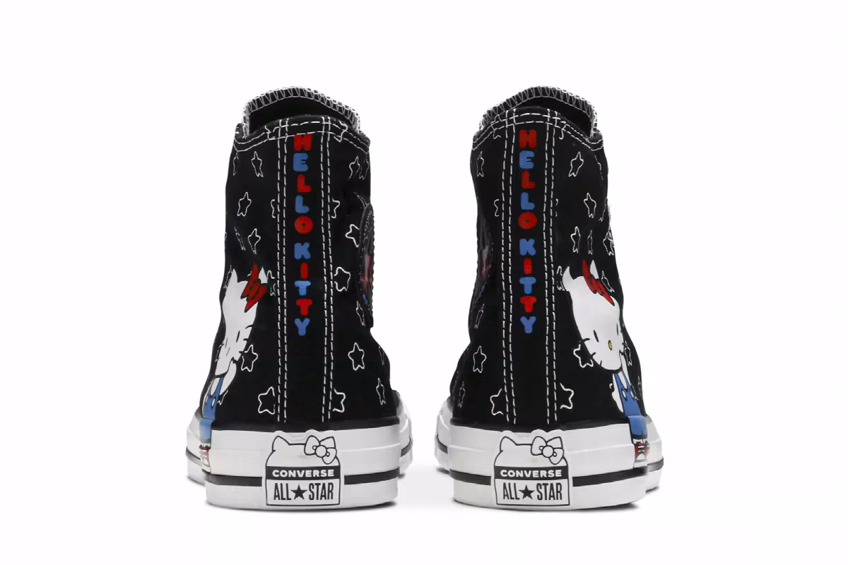 Hello Kitty x Converse Chuck Taylor All Star High Black, view 7