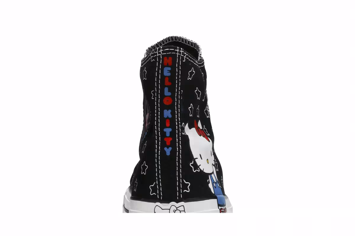 Hello Kitty x Converse Chuck Taylor All Star High Black, view 8