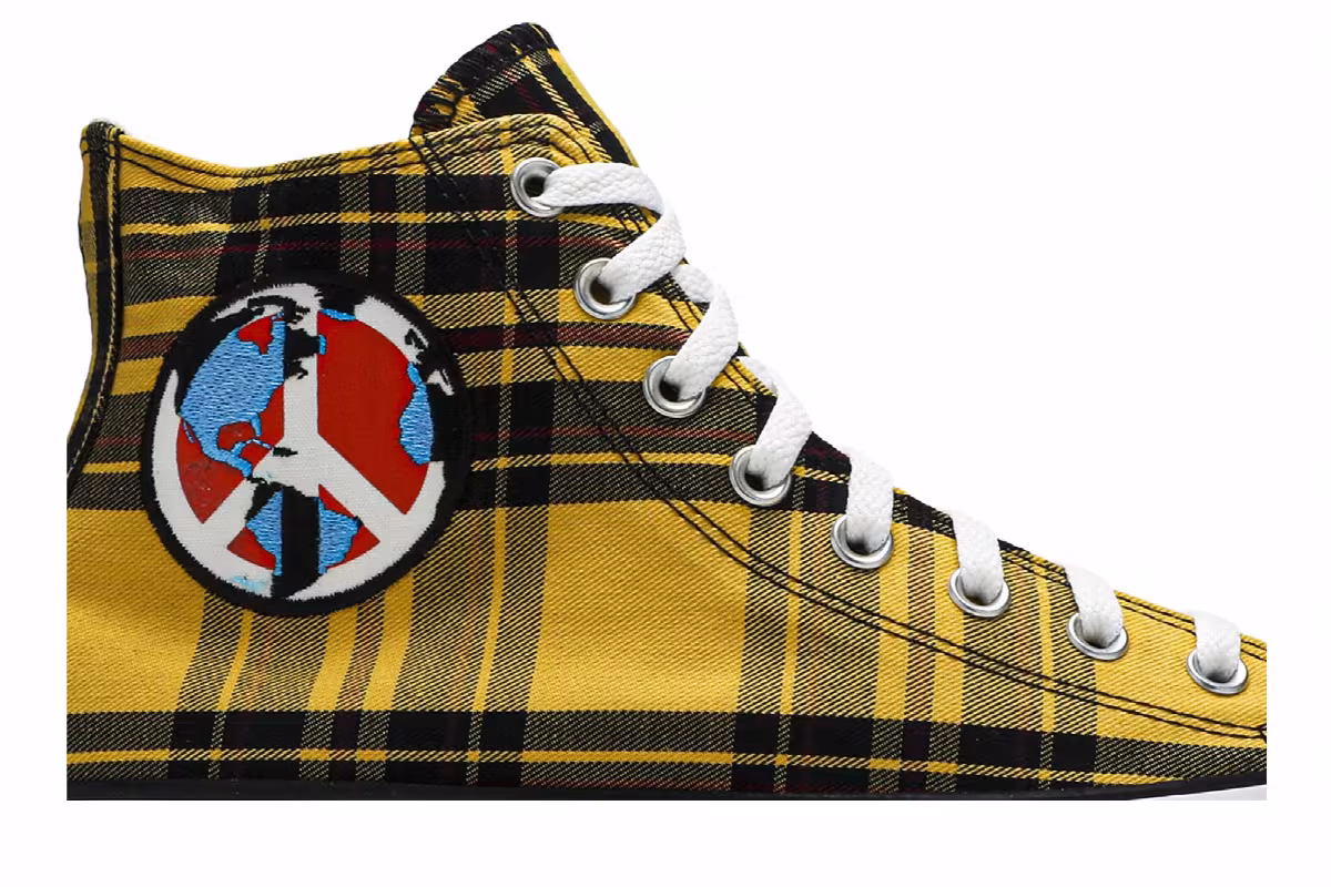 Converse Chuck Taylor All Star High Plaid Pack - World Peace, view 3