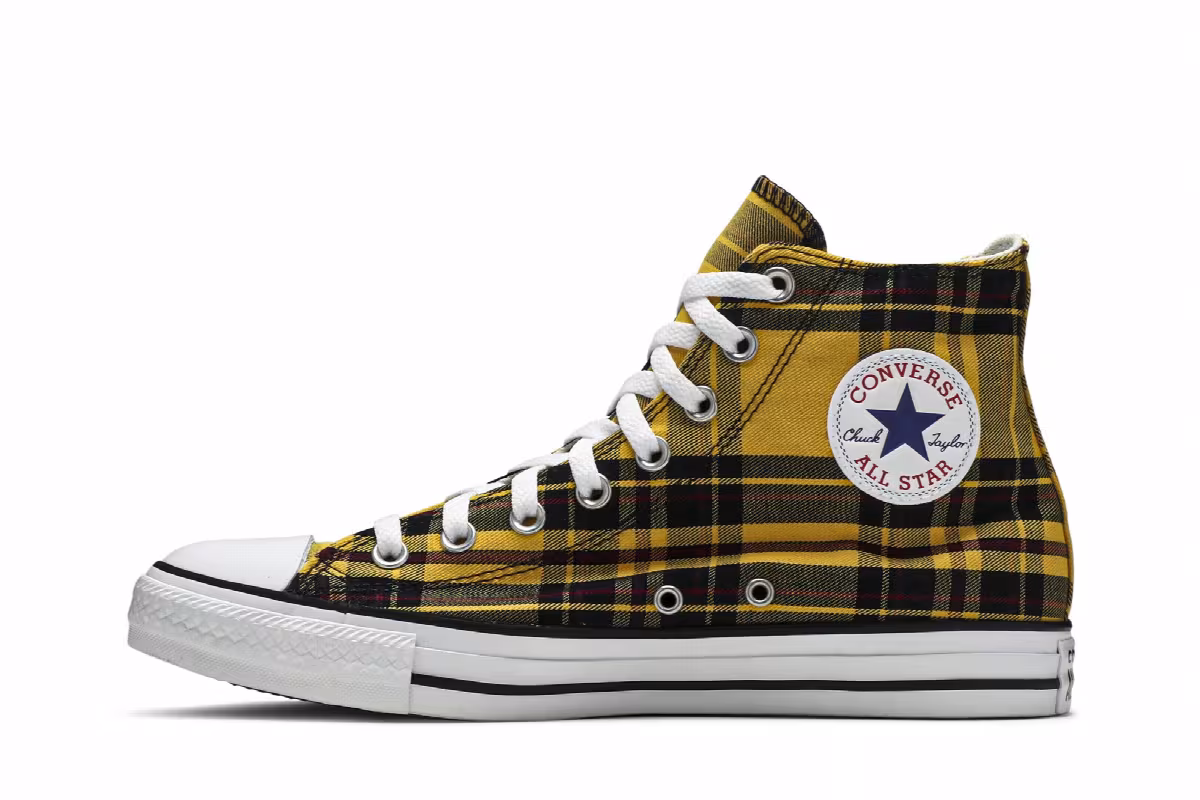 Converse Chuck Taylor All Star High Plaid Pack - World Peace, view 4