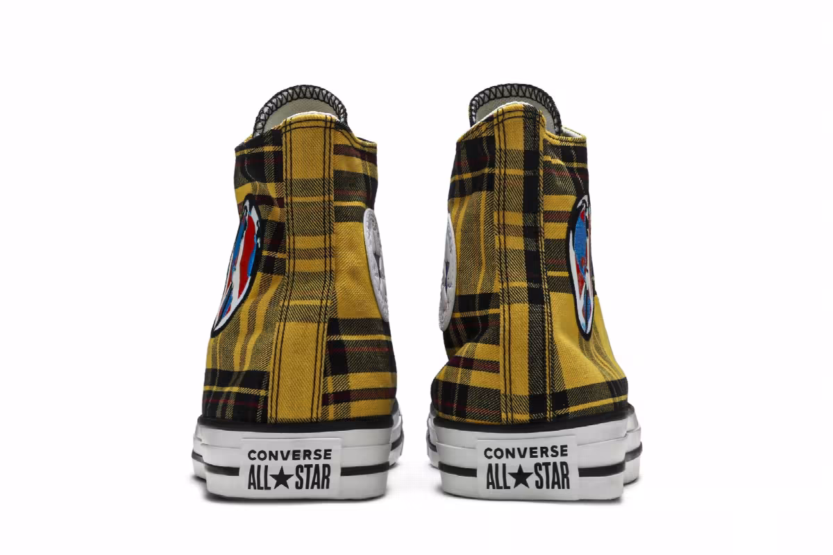 Converse Chuck Taylor All Star High Plaid Pack - World Peace, view 7
