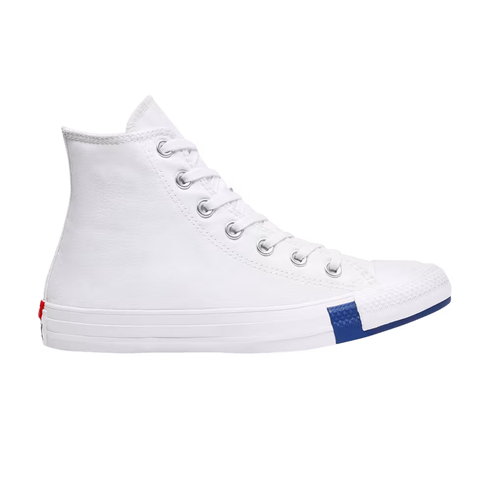 Converse Chuck Taylor All Star High Logo Play - White Rush Blue
