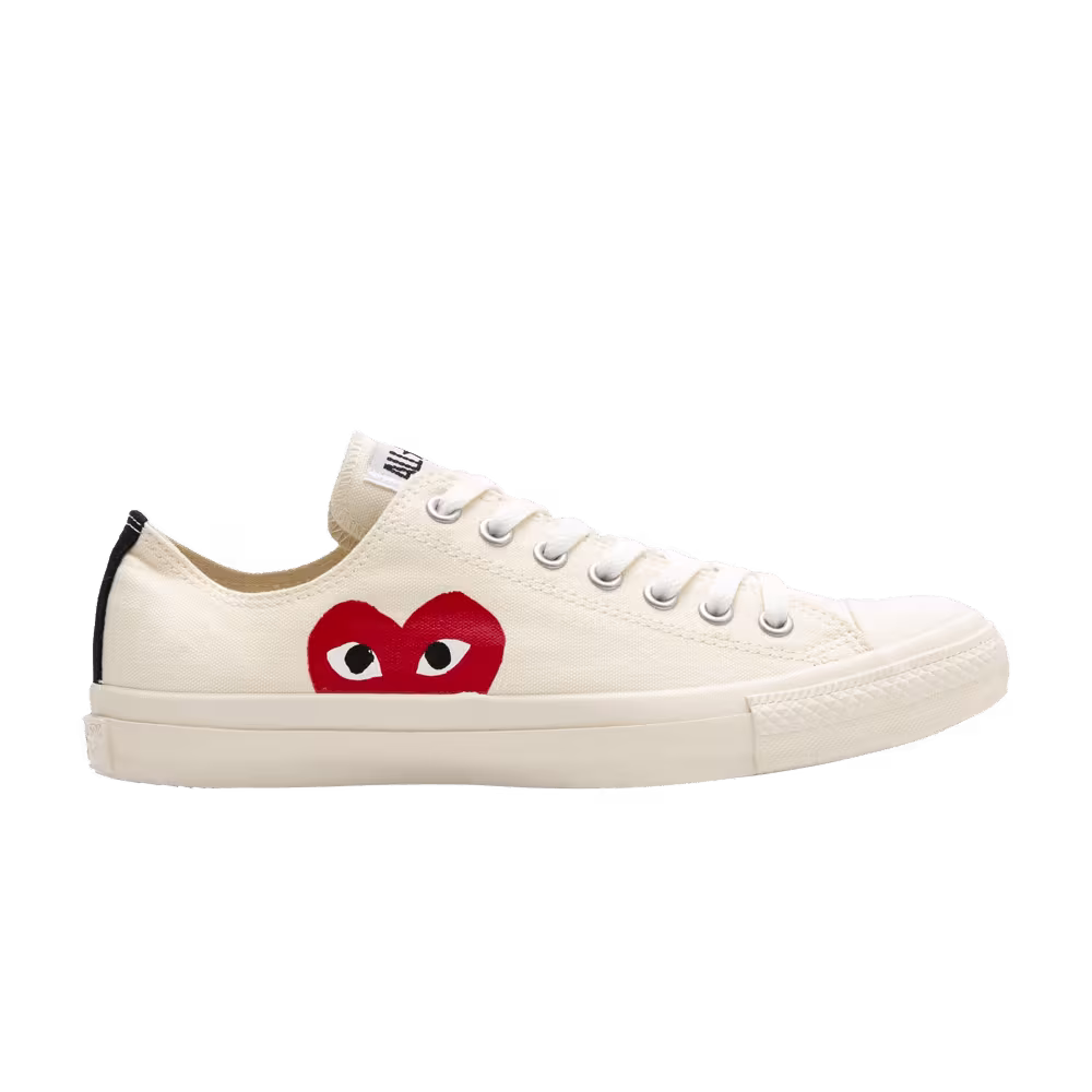 Comme des Garçons PLAY x Converse Chuck Taylor All Star Low White