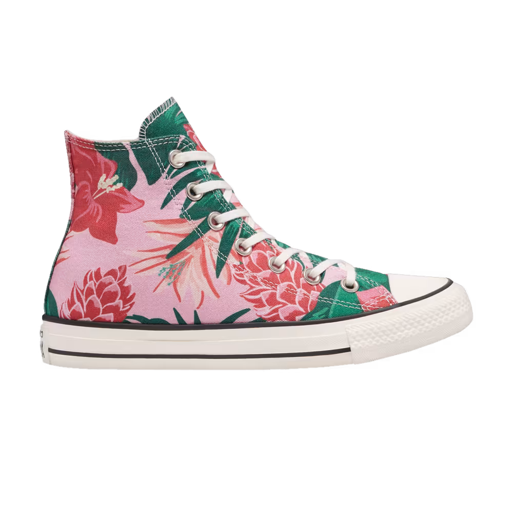 Converse Chuck Taylor All Star High Jungle Scene - Pink Floral Print