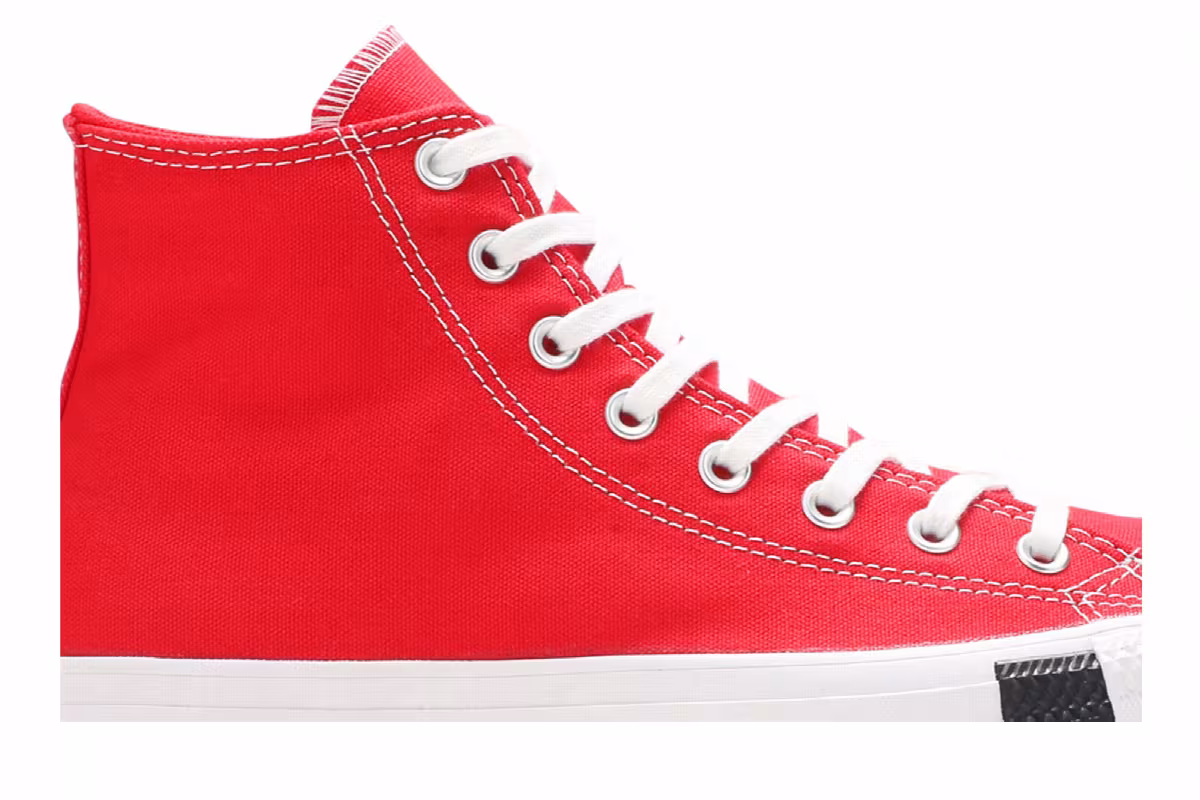 Converse Chuck Taylor All Star High Logo Play - University Red, view 3