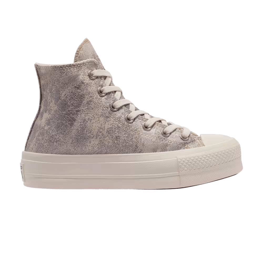 Converse Chuck Taylor All Star Platform High Metallic Camo - Silver