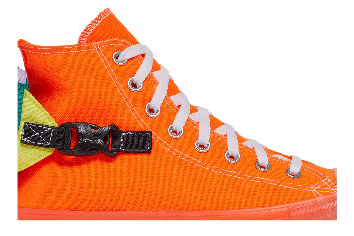 Converse Chuck Taylor All Star Buckle Up High Total Orange, view 3