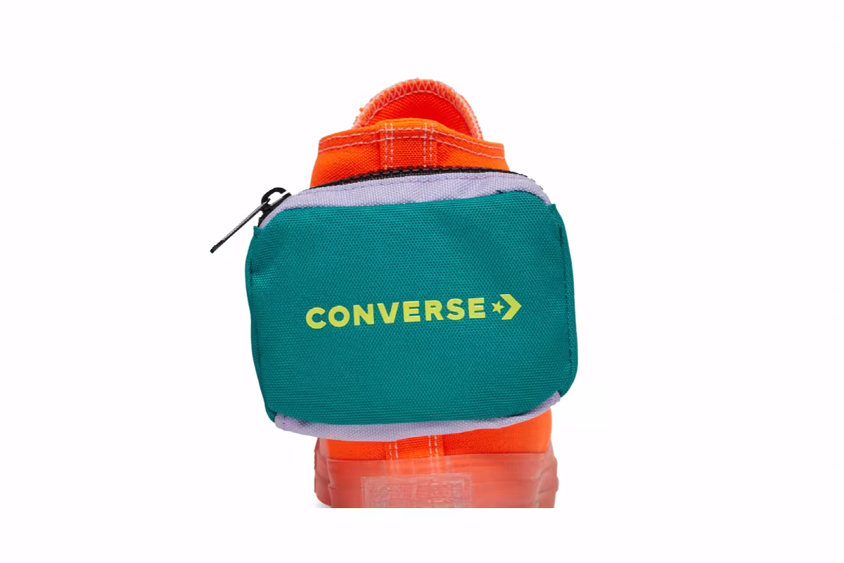 Converse Chuck Taylor All Star Buckle Up High Total Orange, view 8