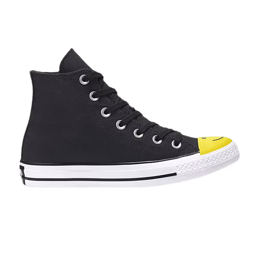Converse Chuck Taylor All Star High Smiley Face - Black