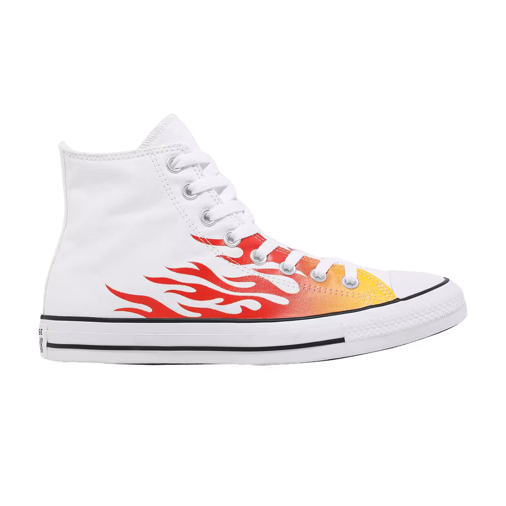 Converse Chuck Taylor All Star High Archive Print - White Flame