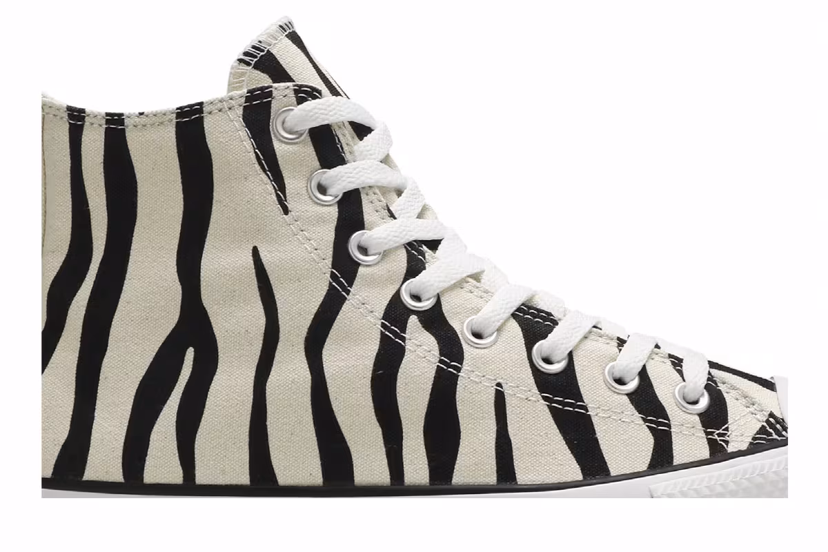 Converse Chuck Taylor All Star High Zebra Stripe, view 3