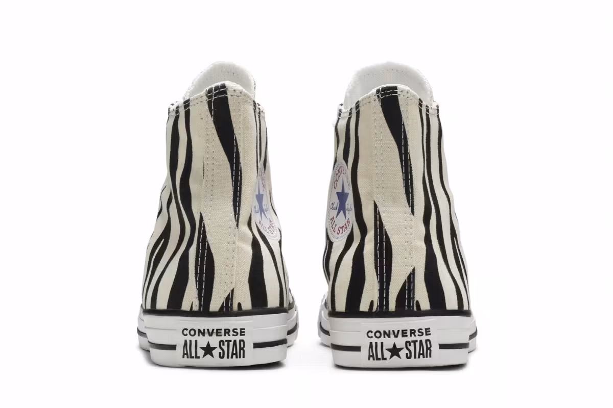 Converse Chuck Taylor All Star High Zebra Stripe, view 7