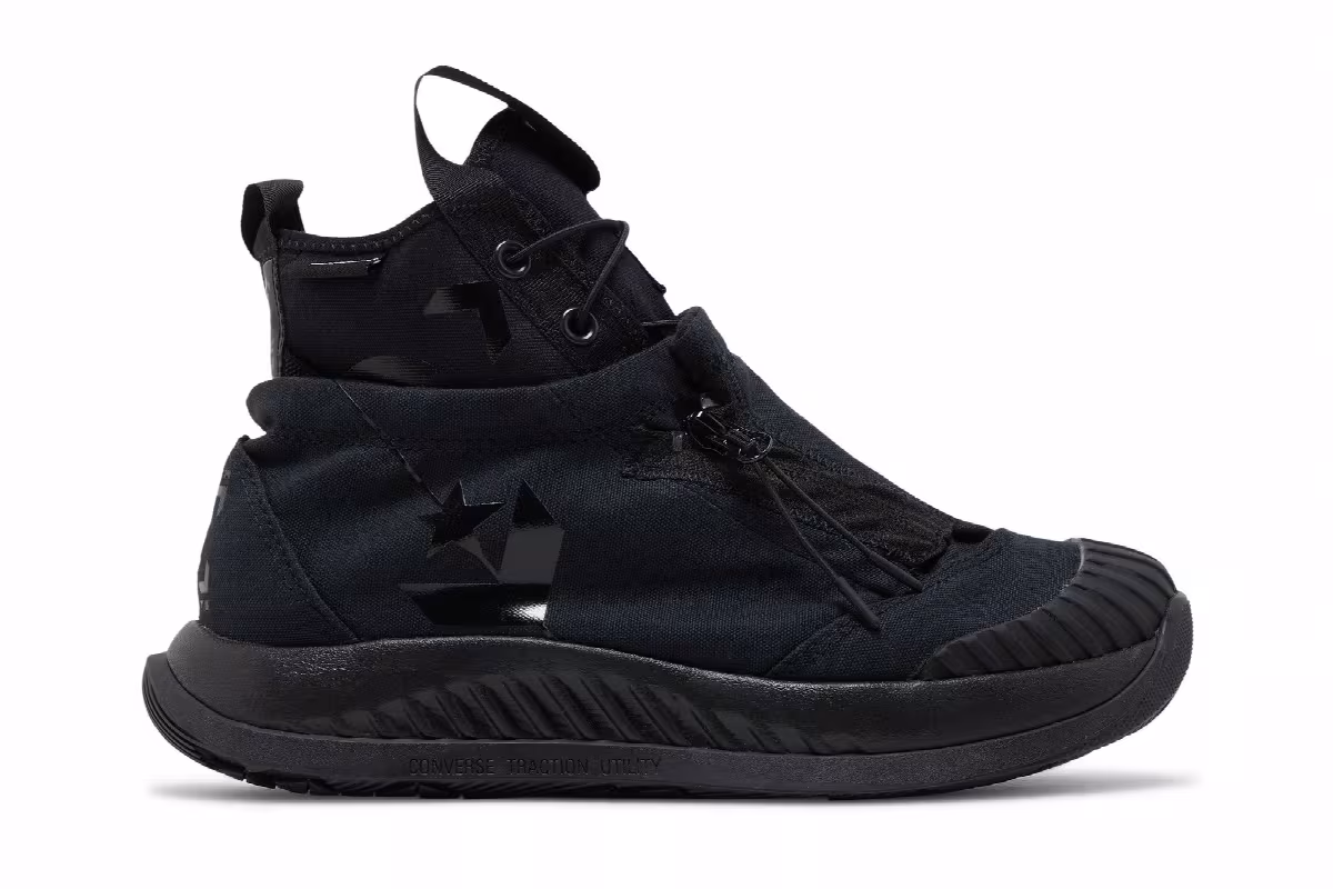 Converse Chuck Taylor All Star Utility Explore Counter Climate High Triple Black, view 2