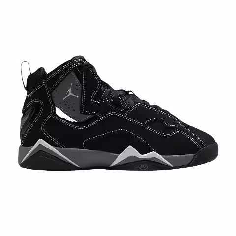 Nike Jordan True Flight GS 'Black Light Graphite Metallic Silver'