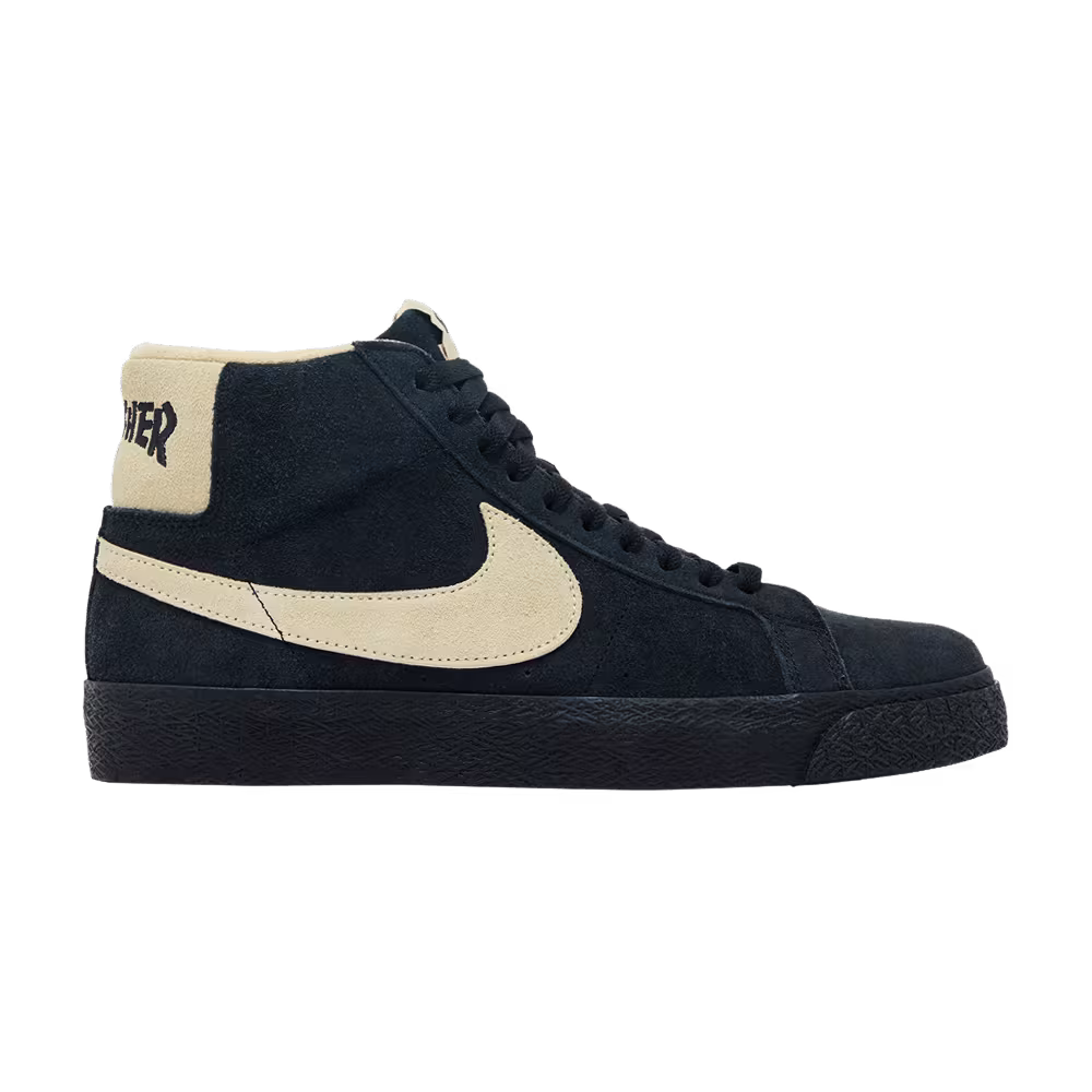 Thrasher x Nike Blazer SB Black Team Gold Gum