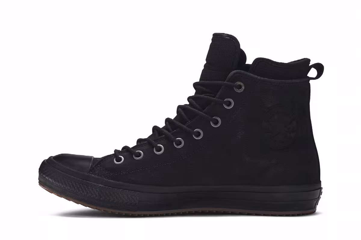 Converse Chuck Taylor All Star Waterproof Boot Hi Black Gum, view 4