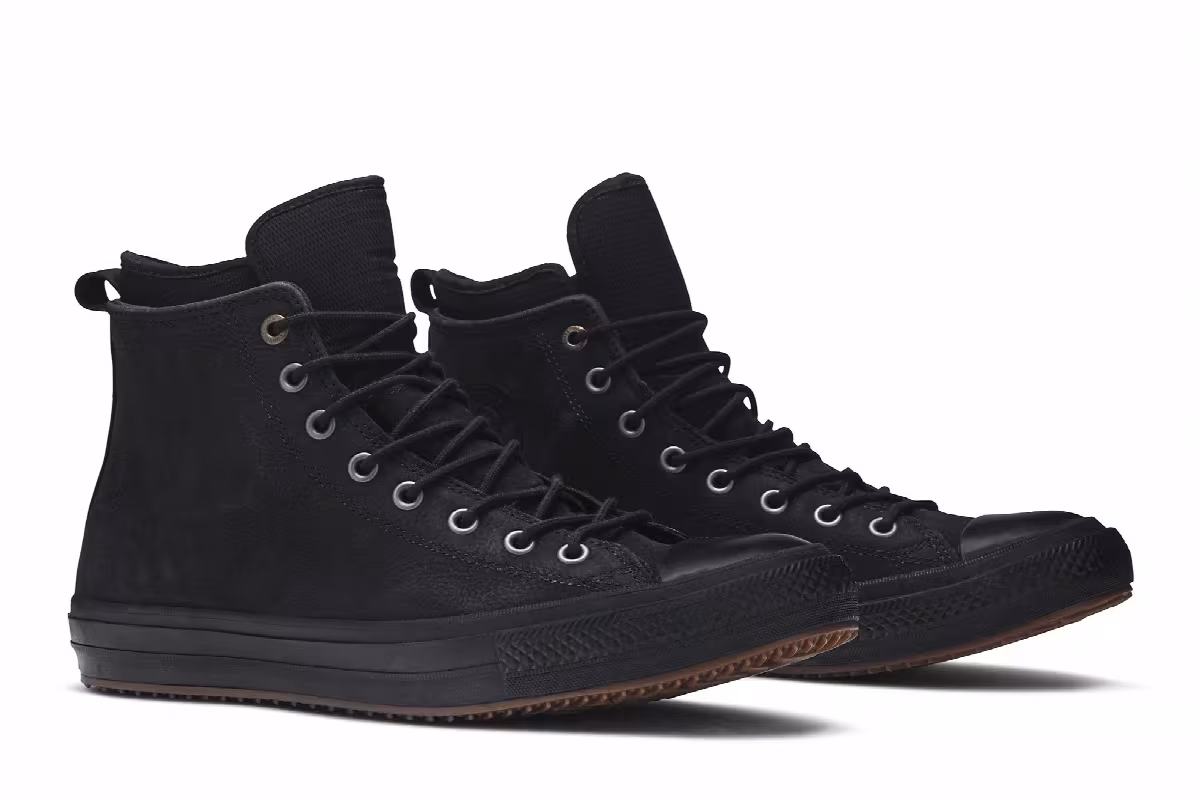 Converse Chuck Taylor All Star Waterproof Boot Hi Black Gum, view 9