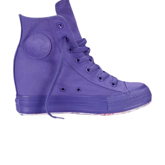 Converse Women's Chuck Taylor Platform Plus Wedge Hi Purple