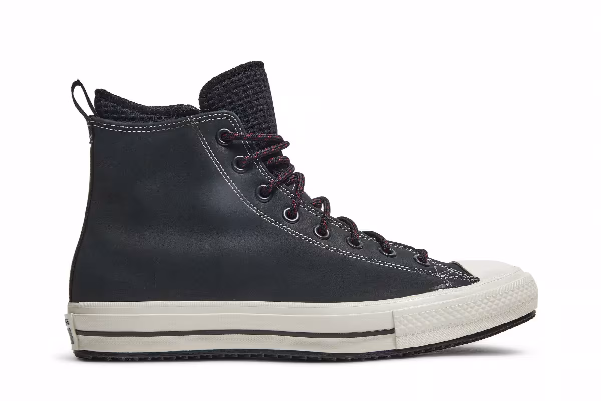 Converse Chuck Taylor All Star High Nubuck Boot Black, view 2