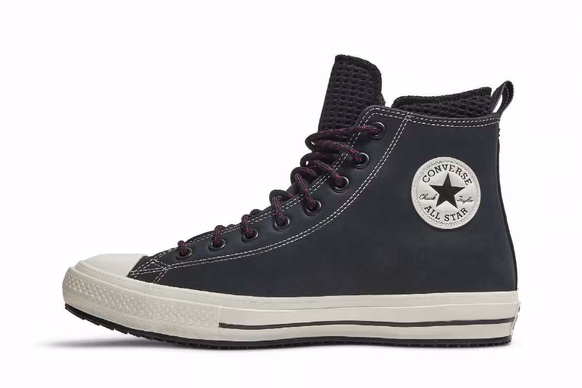 Converse Chuck Taylor All Star High Nubuck Boot Black, view 4